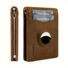 Slim Leather Wallet AirTag Ready + RFID Blocking