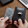 Slim Leather Wallet AirTag Ready + RFID Blocking