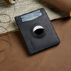 Slim Leather Wallet AirTag Ready + RFID Blocking