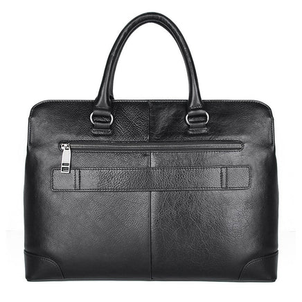 Slim Leather Briefcase - Dixvitas Wallets