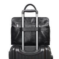 Slim Leather Briefcase - Dixvitas Wallets